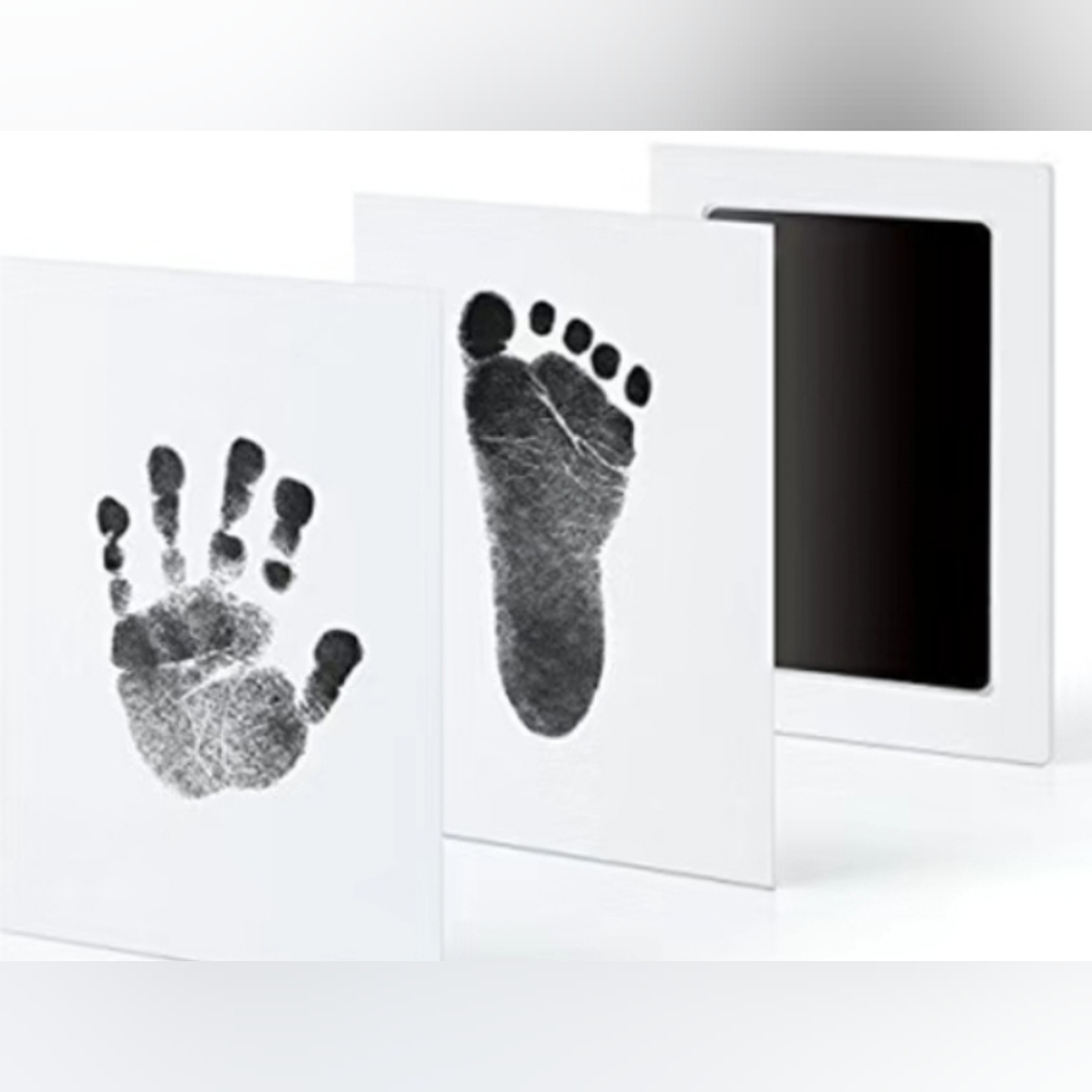 FRAMED Baby 👣 footprint handprint Ink Pad Touchless Ink Pad Pet Footprint pad - Picture 5 of 11